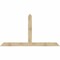 Ekena Millwork Portland Rough Sawn Timber Gable Bracket, Douglas Fir, 96"W x 52"H x 2"D x 6"F, 13/12 Pitch GBW096X52X0206POR00RDF - alternate 1